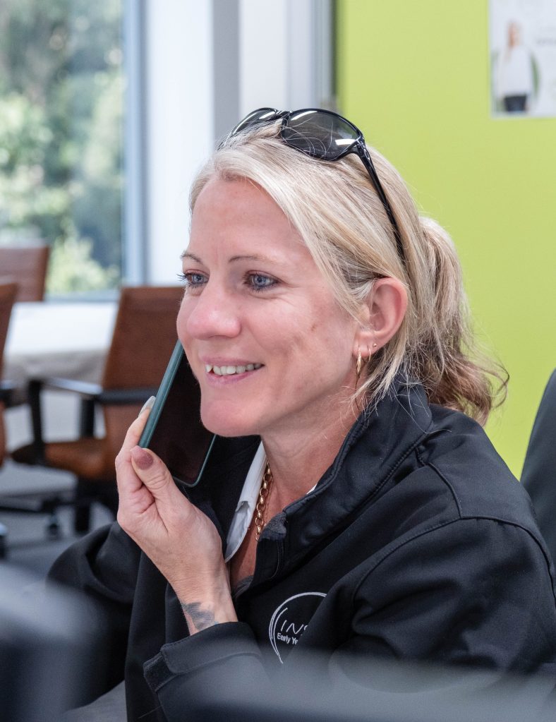 Inspire Early Years Management team providing phone support to early learning centres